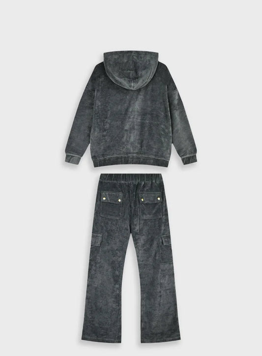Girls Velvet tracksuit