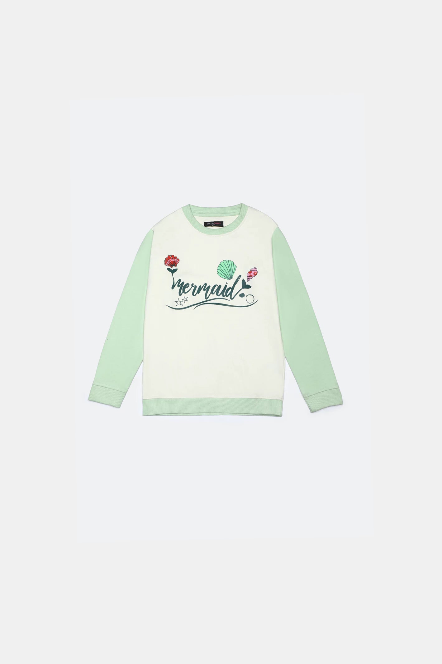 Mermaid Graphic Girls Sweatshirt