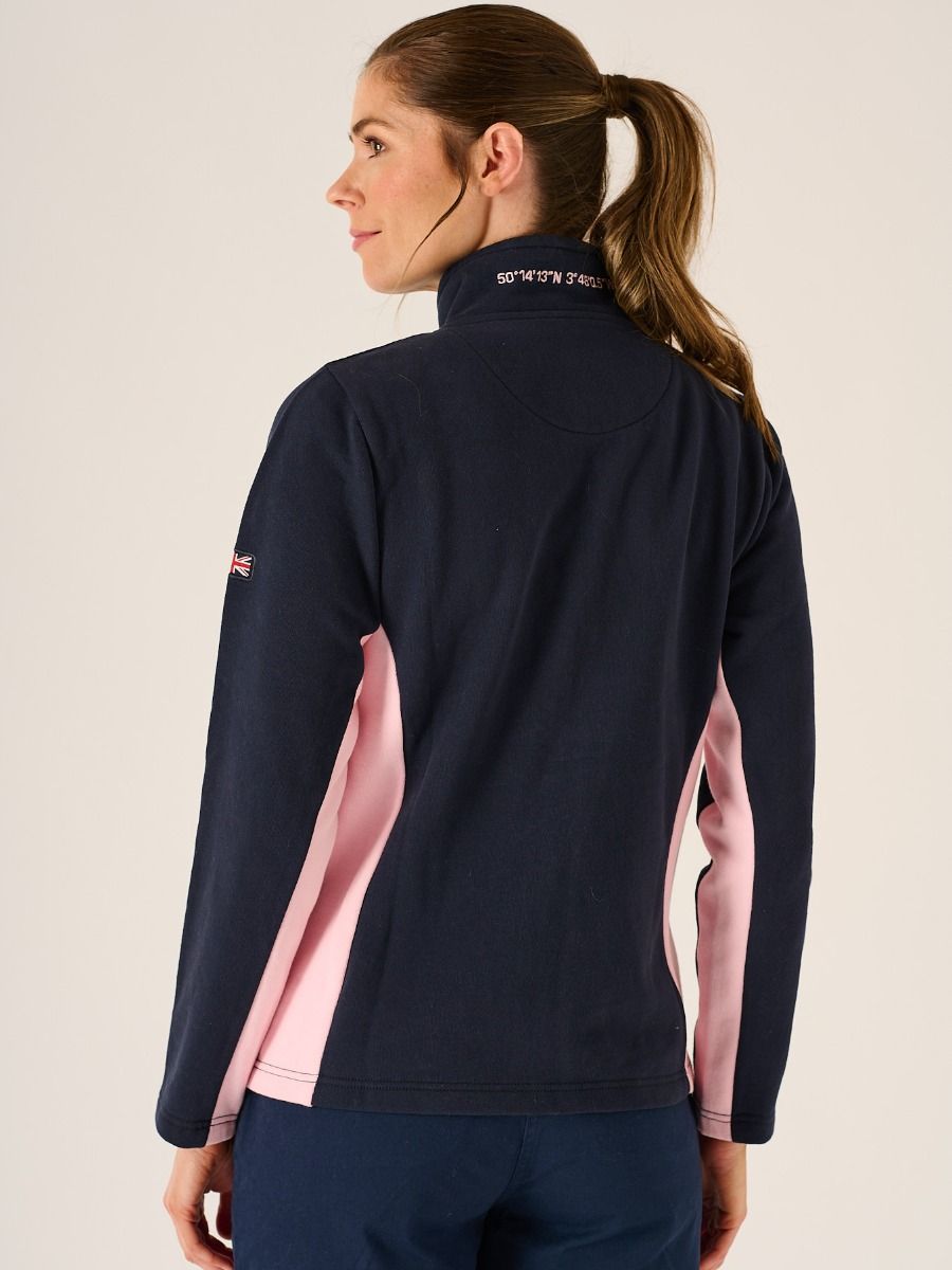Willna X-Series Zip Through Sweatshirt In Navy