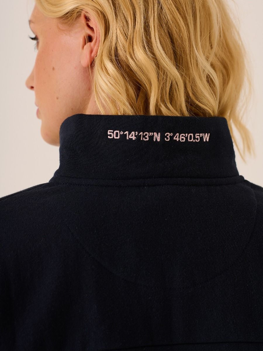 Navy X-Series Zip Through Sweatshirt - Robbin