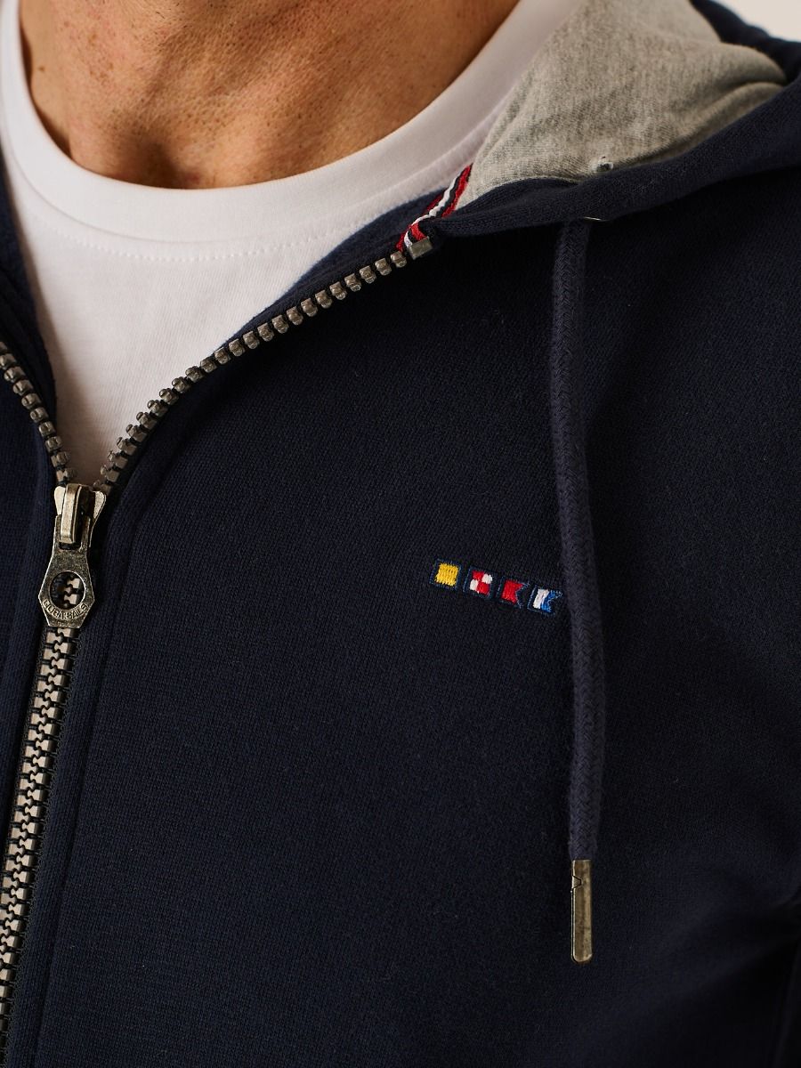 Gilbert X-Series Zip Thru Hoodie In Dark Navy