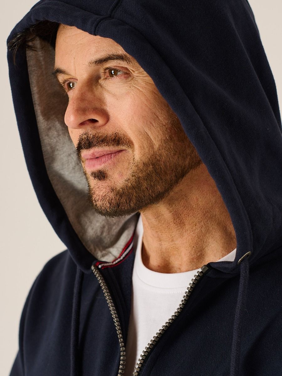 Gilbert X-Series Zip Thru Hoodie In Dark Navy
