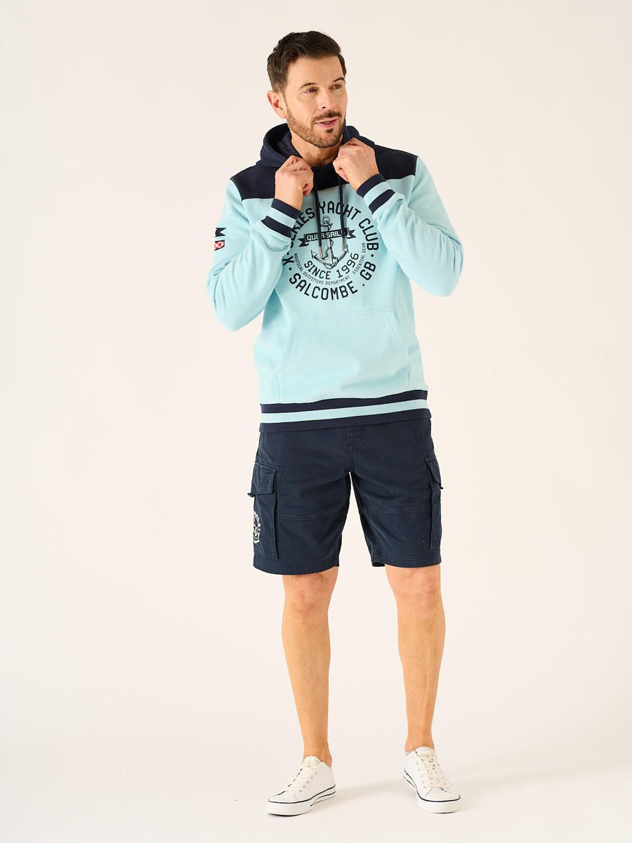 Hebe X-Series Graphic Overhead Hoodie in Sky Blue