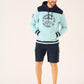 Hebe X-Series Graphic Overhead Hoodie in Sky Blue