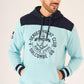 Hebe X-Series Graphic Overhead Hoodie in Sky Blue