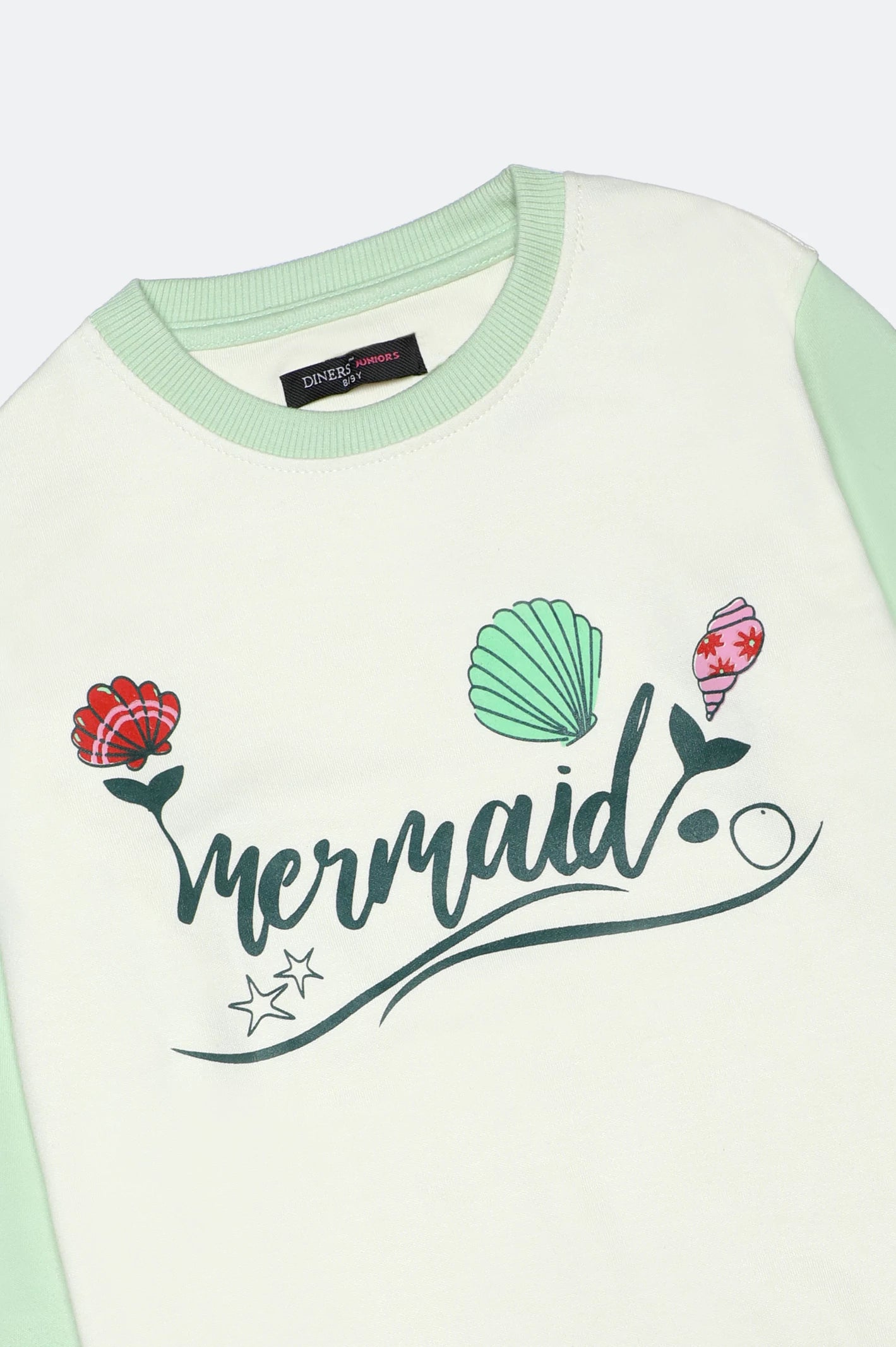 Mermaid Graphic Girls Sweatshirt