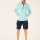 Nashton X-Series 1/4 Zip Fleece In Sky Blue