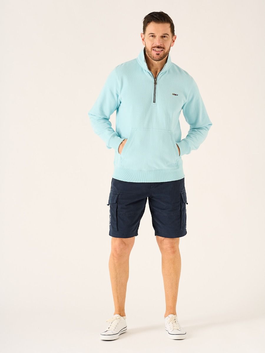 Nashton X-Series 1/4 Zip Fleece In Sky Blue