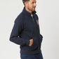Tobias X-Series Zip Thru Sweat In Dark Navy