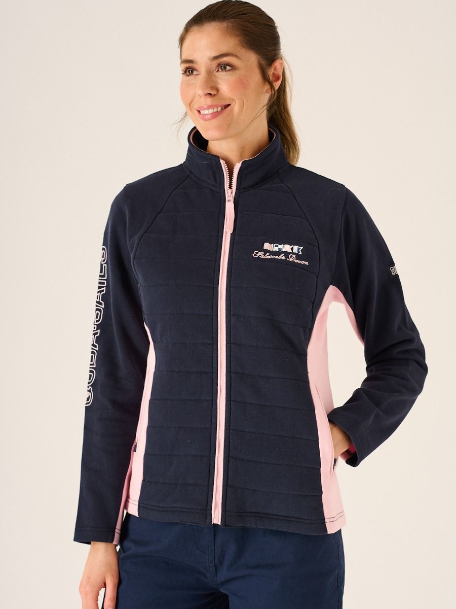 Willna X-Series Zip Through Sweatshirt In Navy