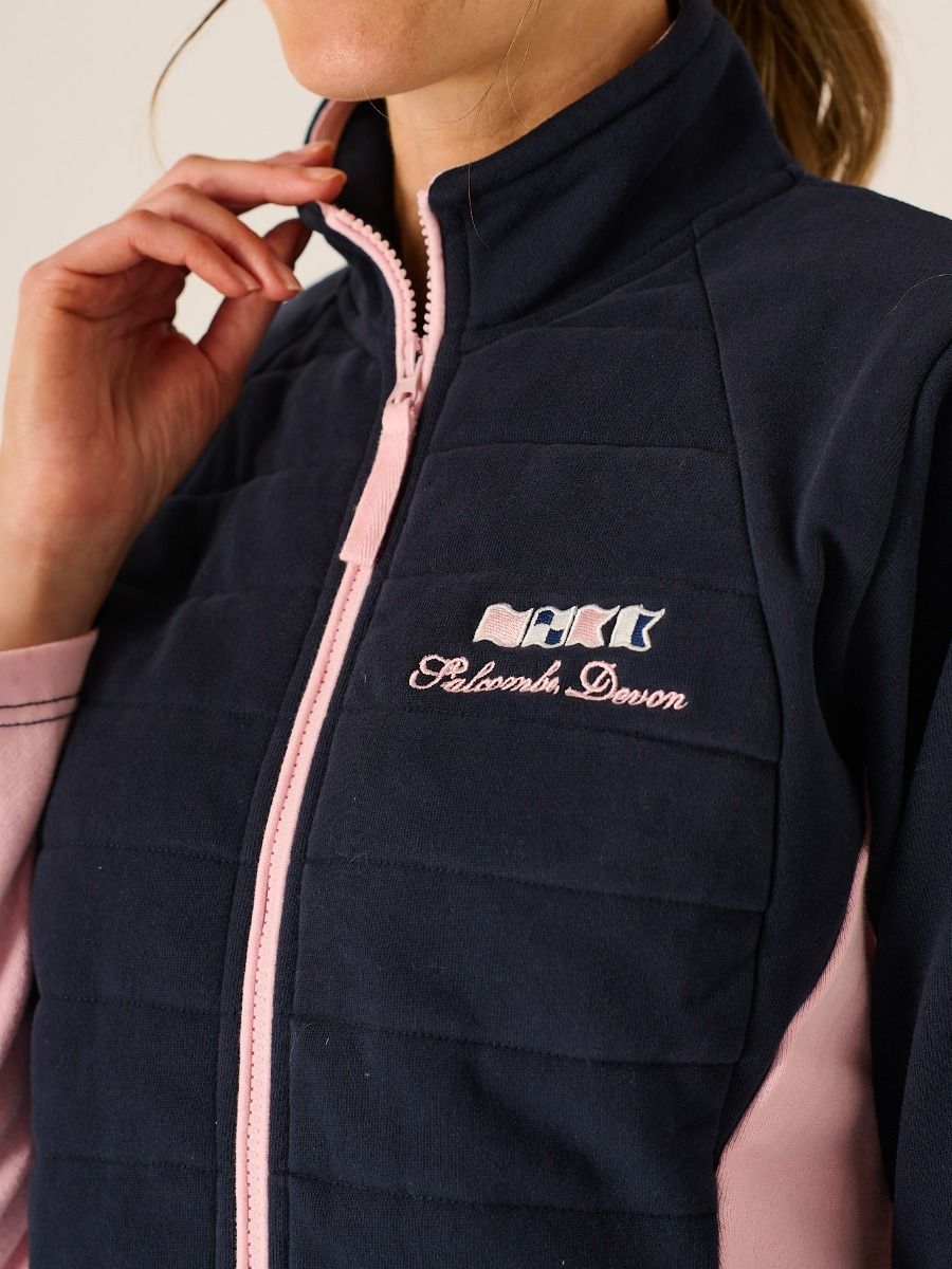 Willna X-Series Zip Through Sweatshirt In Navy