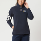 Belles X-Series Zip Neck Sweatshirt In Navy