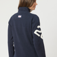 Belles X-Series Zip Neck Sweatshirt In Navy
