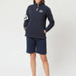 Belles X-Series Zip Neck Sweatshirt In Navy