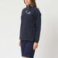 Belles X-Series Zip Neck Sweatshirt In Navy
