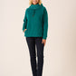 Teal Cowl Neck Sweatshirt - Calie
