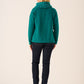 Teal Cowl Neck Sweatshirt - Calie