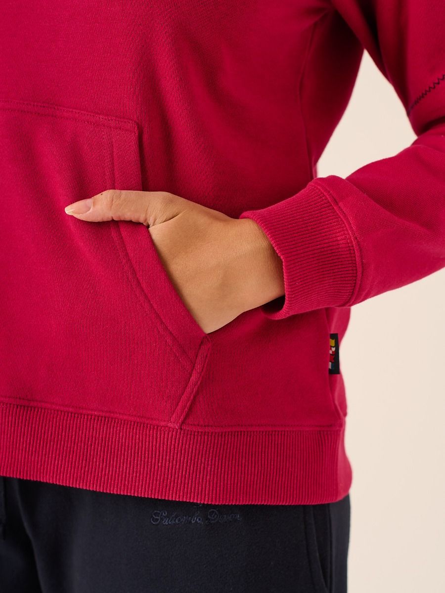 Celeste - Overhead Hoody in Cherry