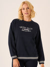 Navy Crew Neck Sweatshirt - Eleanor