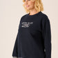Navy Crew Neck Sweatshirt - Eleanor