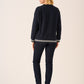 Navy Crew Neck Sweatshirt - Eleanor