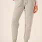 Grey Marl Cuffed Jog Pants - Flora