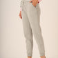Grey Marl Cuffed Jog Pants - Flora