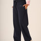 Navy Straight Leg Jog Pants - Frankie