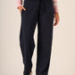 Navy Straight Leg Jog Pants - Frankie