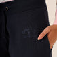 Navy Straight Leg Jog Pants - Frankie