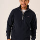 Dark Navy 1/4 Zip Sweatshirt - Franz
