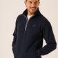 Dark Navy 1/4 Zip Sweatshirt - Franz