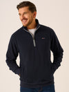 Dark Navy 1/4 Zip Sweatshirt - Franz