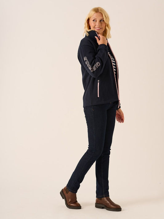 Navy X-Series Zip Through Sweatshirt - Robbin